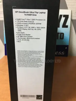 New Laptop HP 16GB Intel Core Ultra 7 SSD 1T