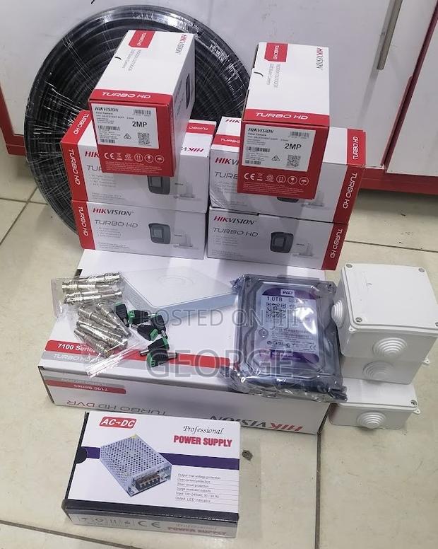 Latest Complete Kit 6 Channel Hikvision CCTV Camera