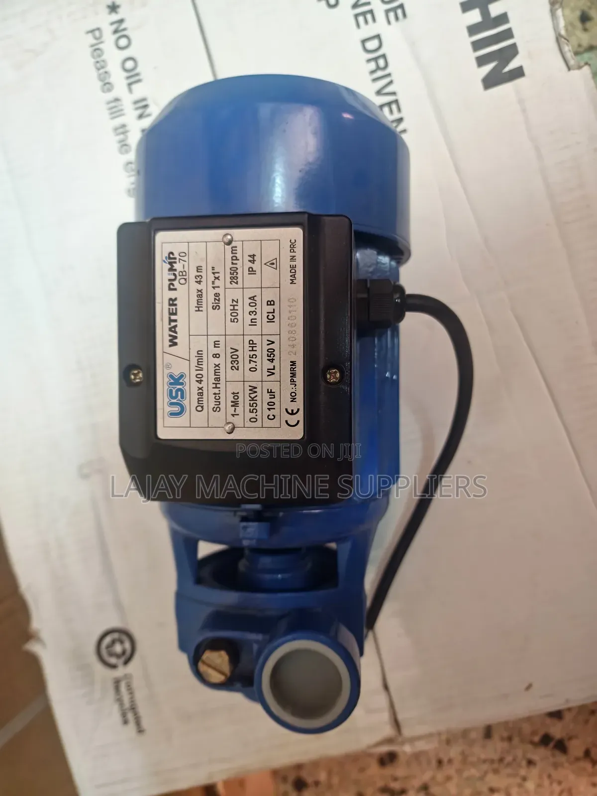 Usk Italy Booster Pump 0.75hp 43m