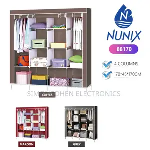 Four Column Portable Wardrobe