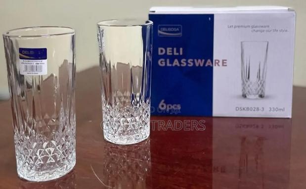 6 PCS Deli Long Glass