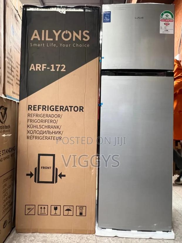 *Ailyons Double Door Fridge 172litres
