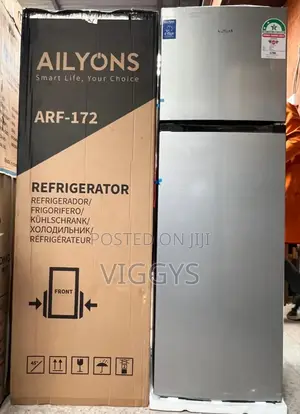 *Ailyons Double Door Fridge 172litres At