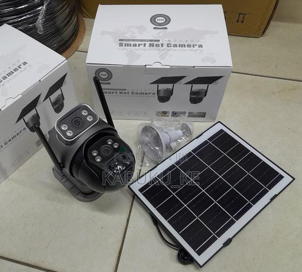 V380 Dual Lens 4g Simcard Camera Outdoor Full Color CCTV