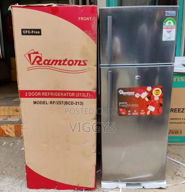 Ramtons Double Door Fridge 213litres Refrigerator