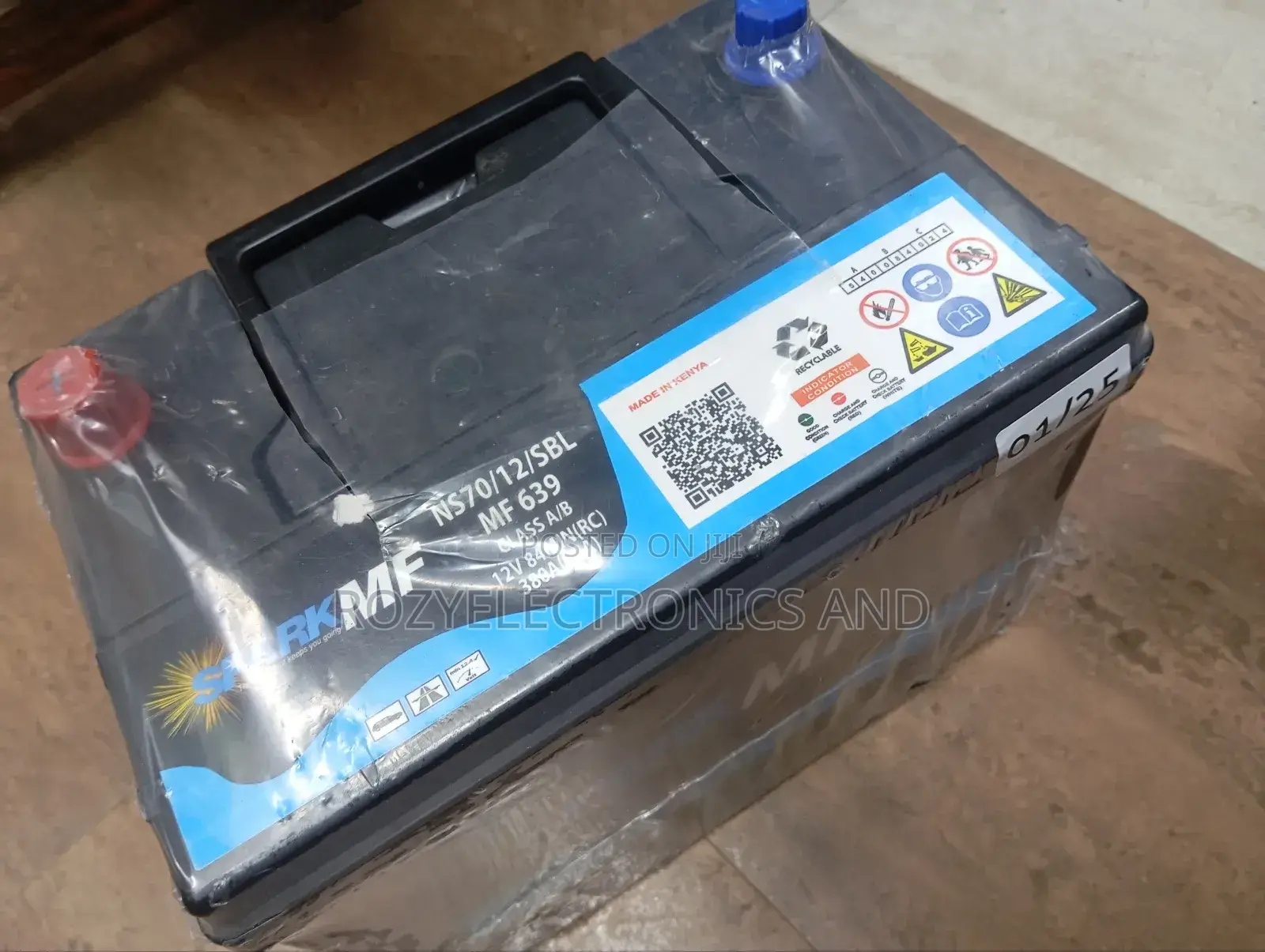 Spark Car Battery Ns70