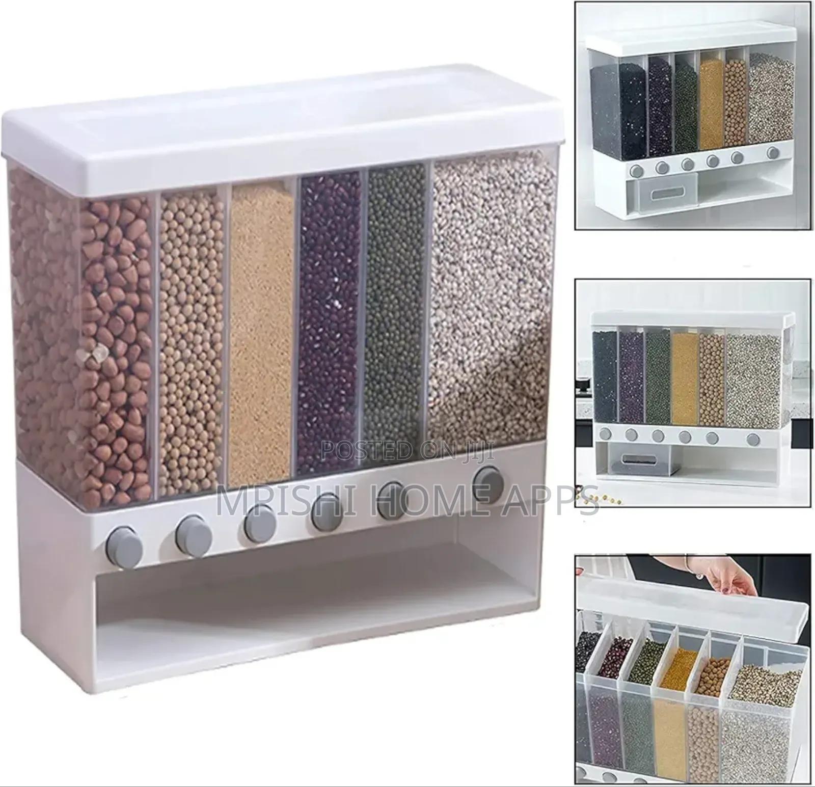 6 Compartments Cereal Dispenser