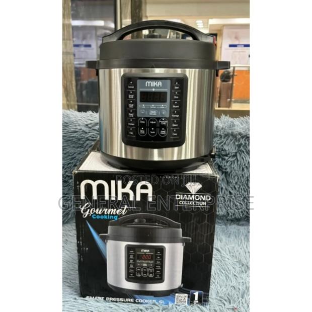 6litres Pressure Cooker Mika Smart Pressure Cooker, 6l, Ss