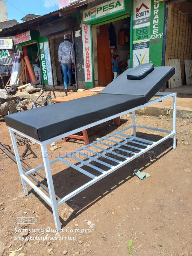Black Massage Bed With Storage Rag