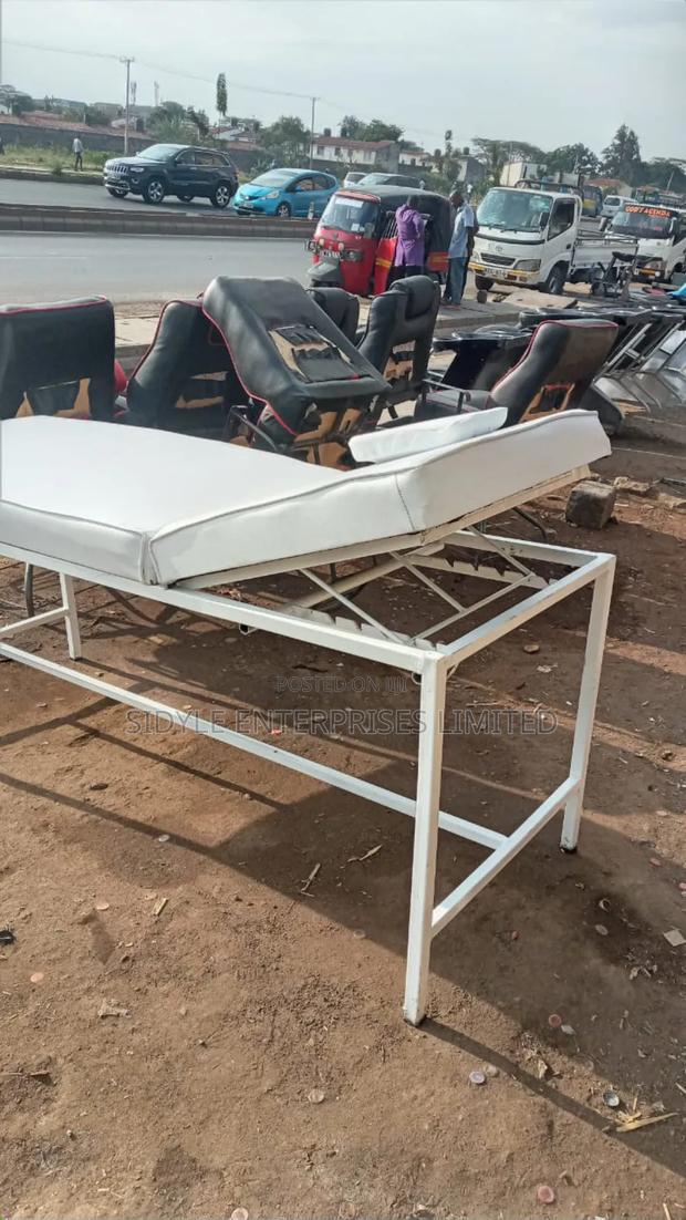 White Massage Bed
