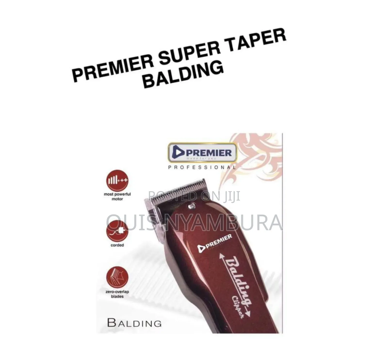 Original Balding Machine/Premier Balding Machine