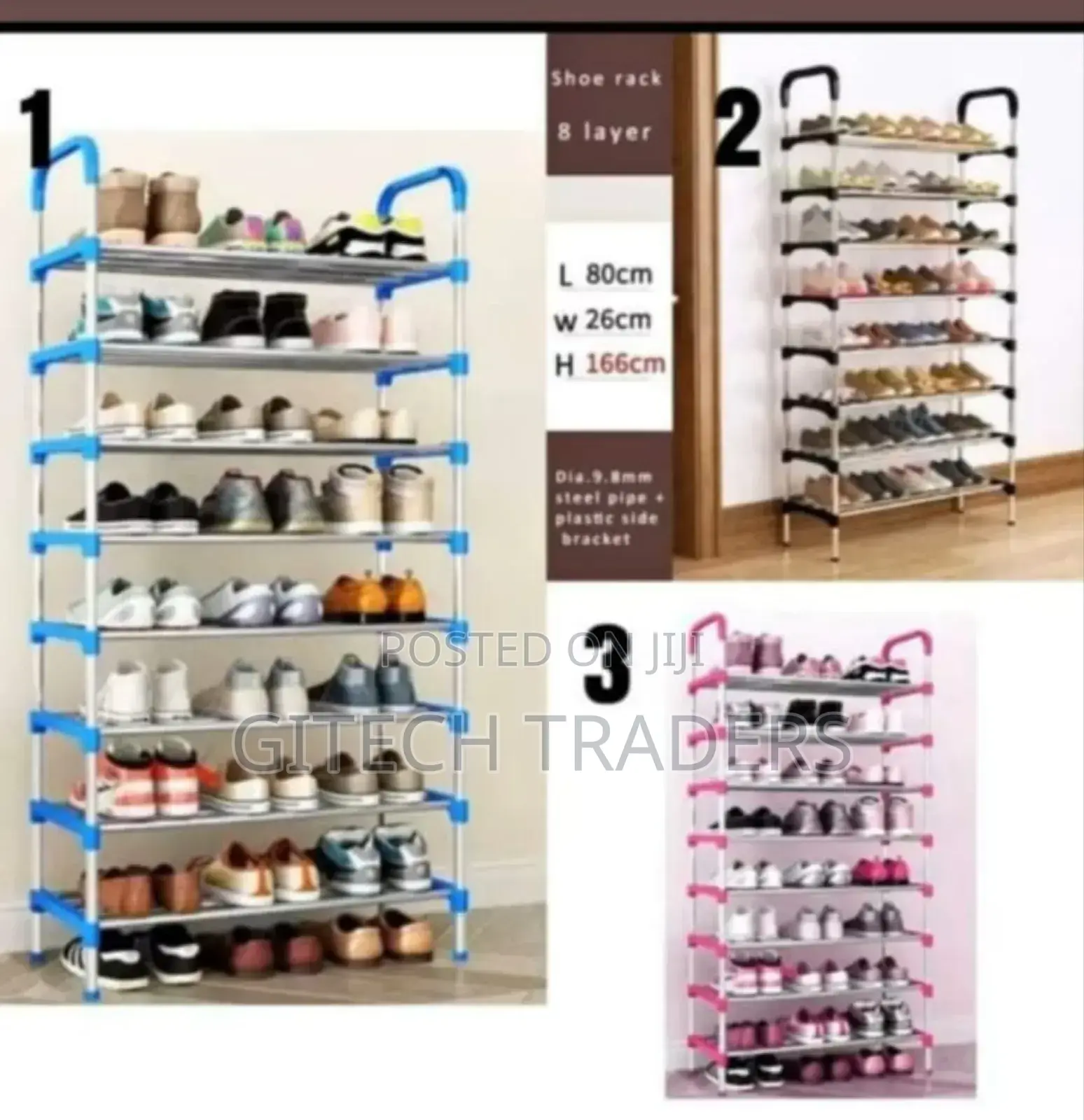8 Layer Shoe Rack 1300