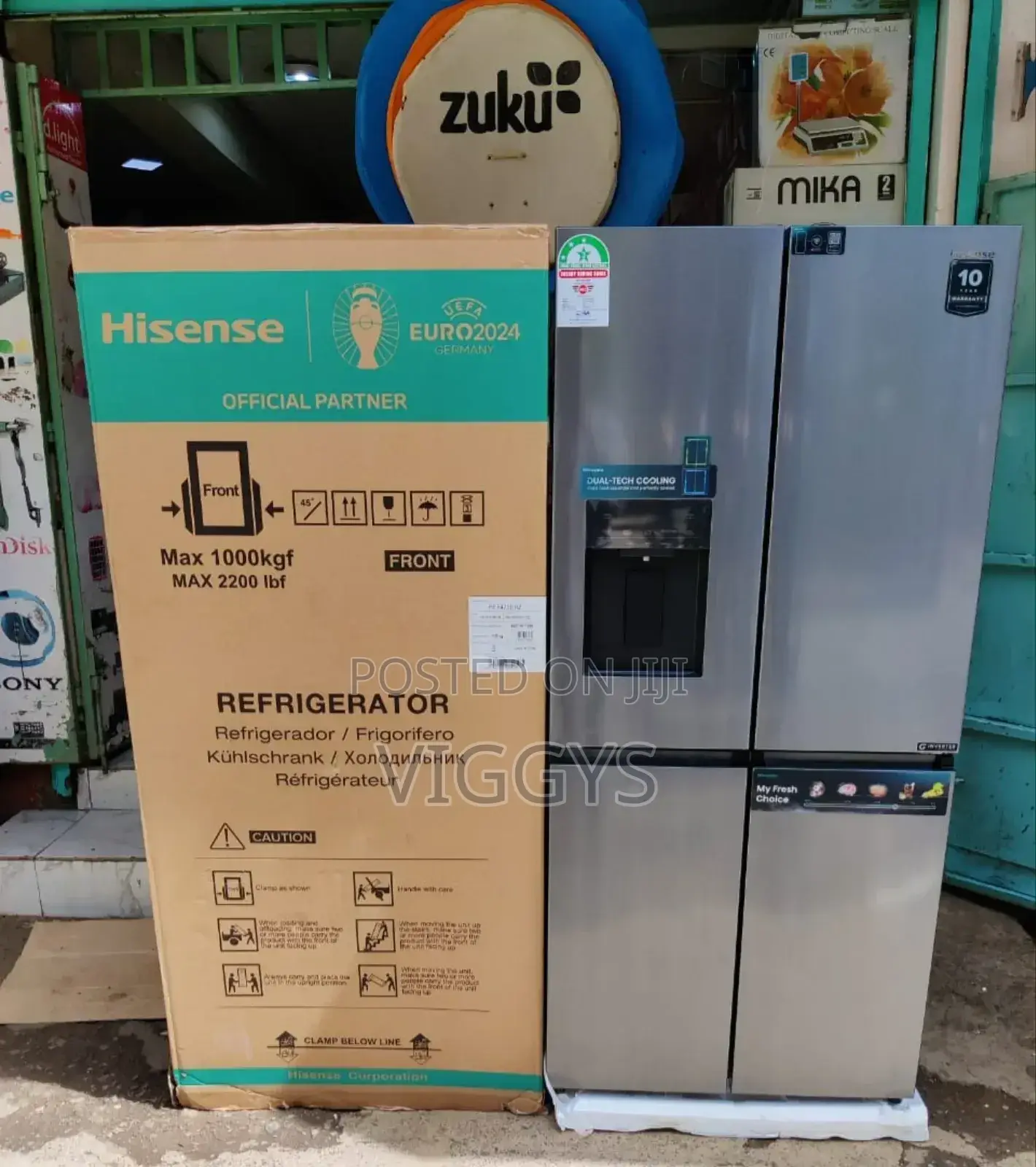 *Hisense Fridge 4door 470l With Ice Cube Make* 
*Ref470drz