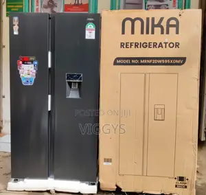 Mika Fridge 595litres Side by Side No Frost With Dispenser