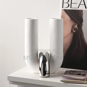 Creative U Shape Ceramic Decor Piece