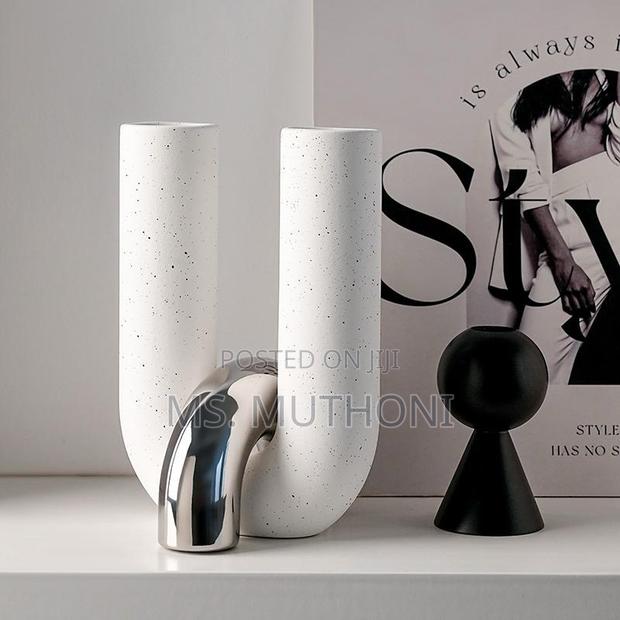 Creative U Shape Ceramic Decor Piece - thumbnail 5