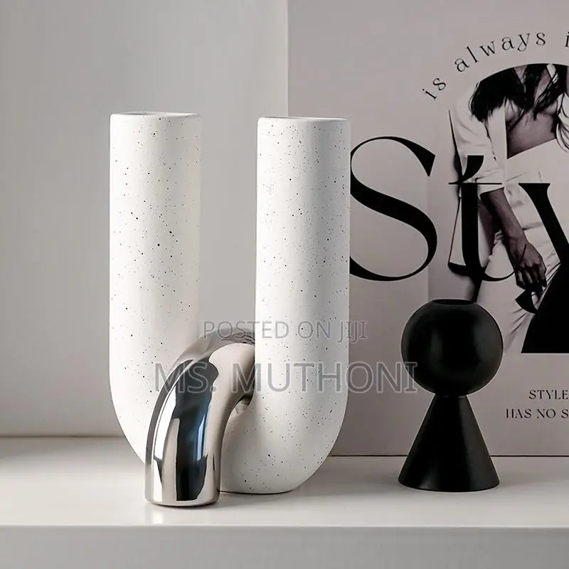 Creative U Shape Ceramic Decor Piece