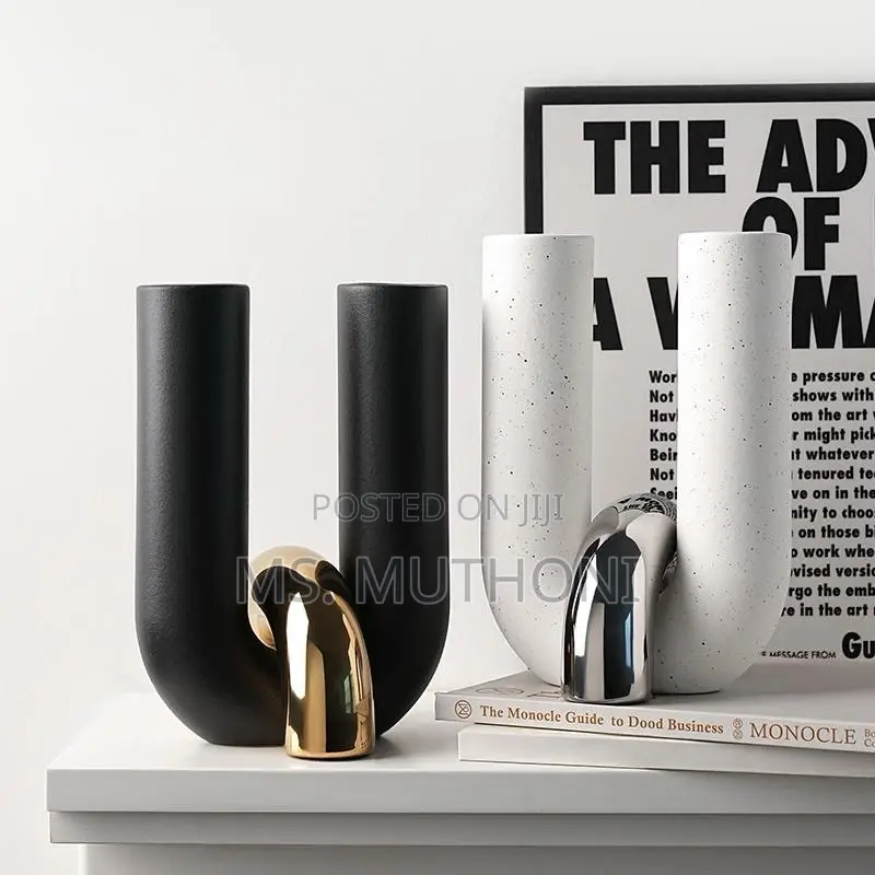 Creative U Shape Ceramic Decor Piece