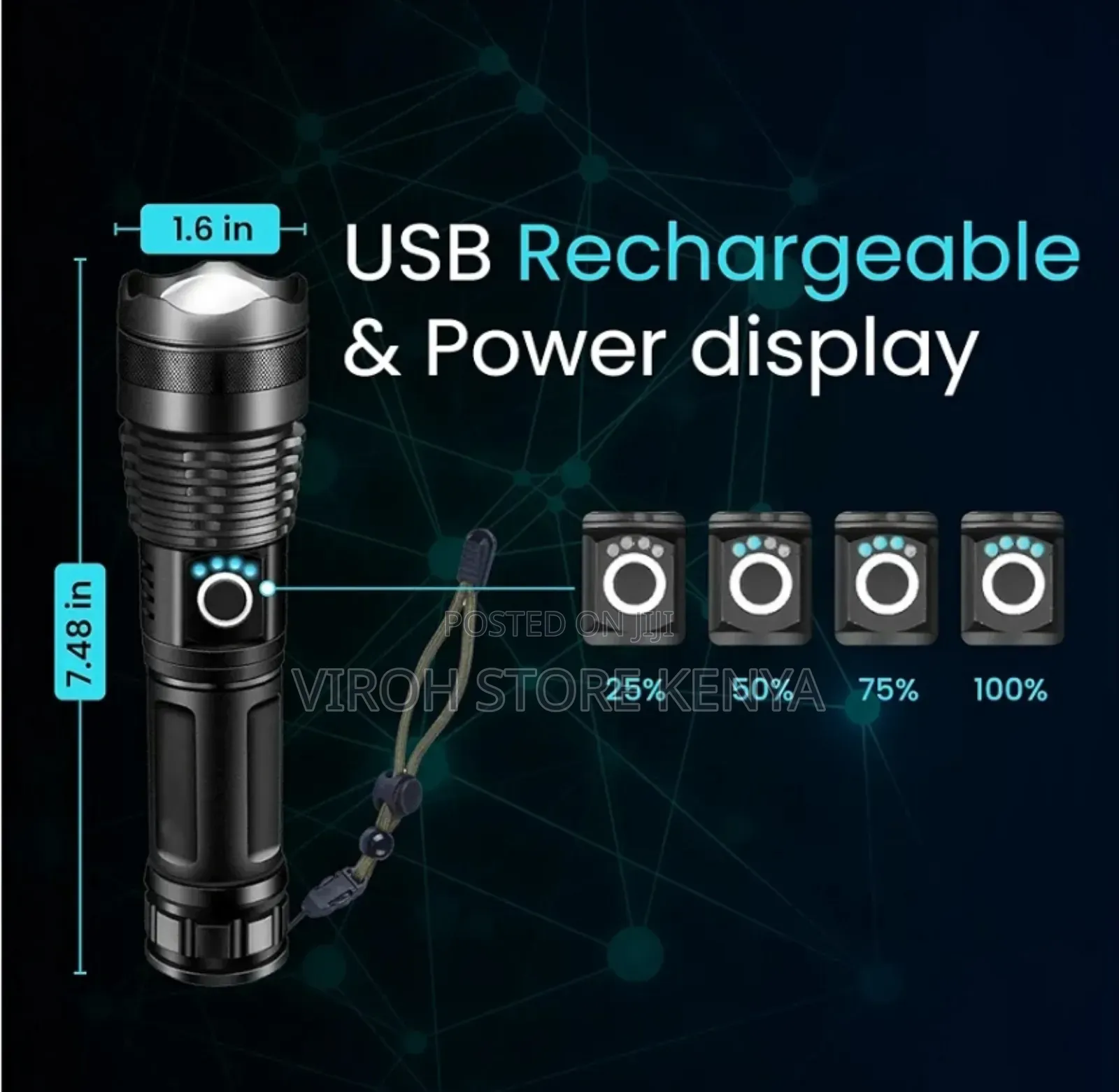 P50 Mettalic Zooming Torch