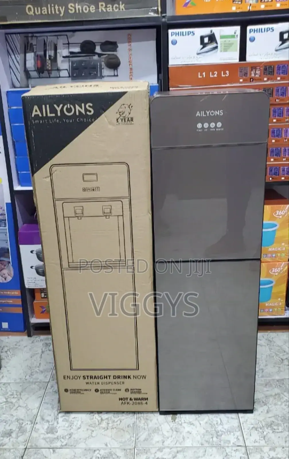 Ailyons Hot and Normal Bottom Loading Water Dispenser