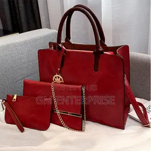 3 in 1 Leather Handbags .Hand Bags