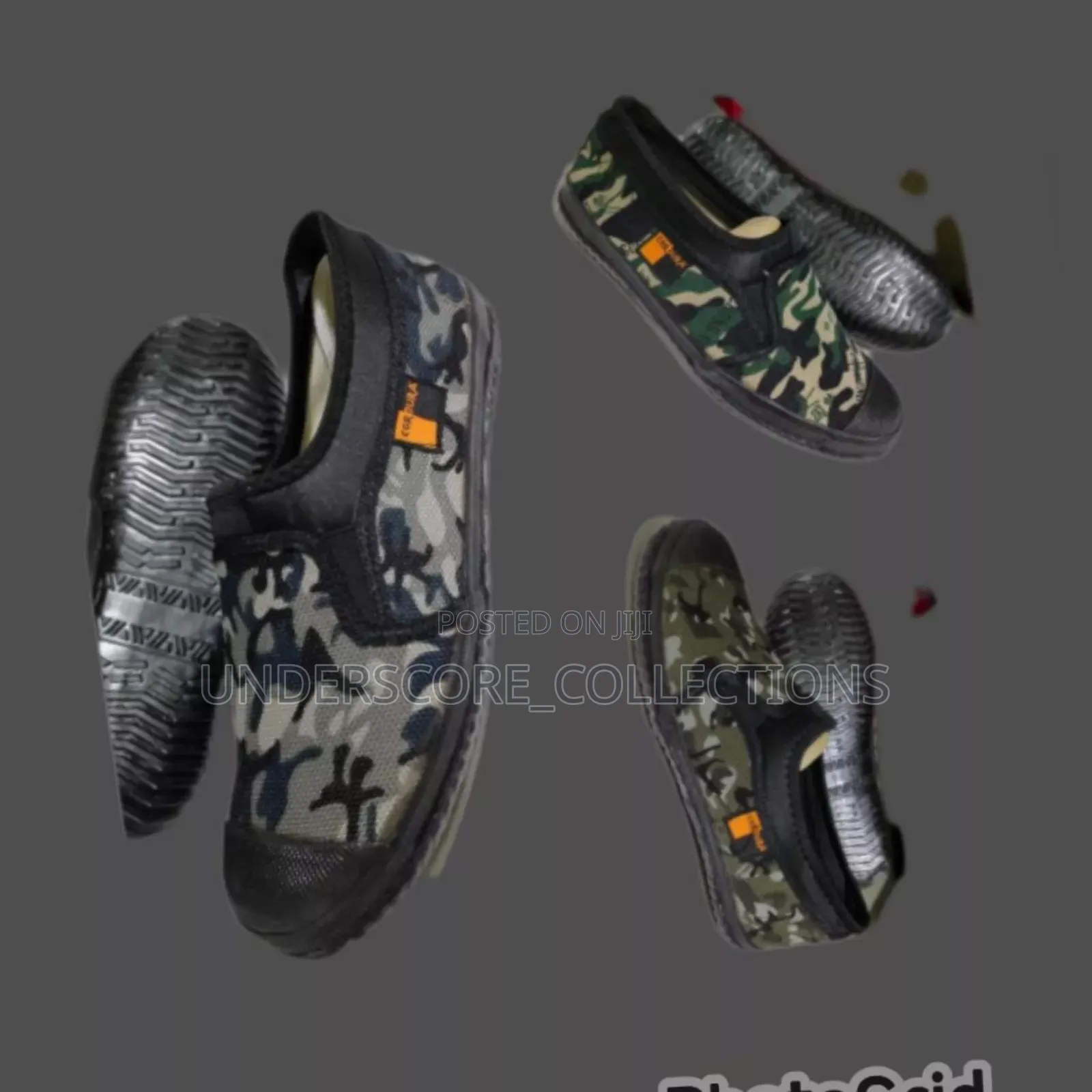 Men's Canvas Shoes With Cargo Print