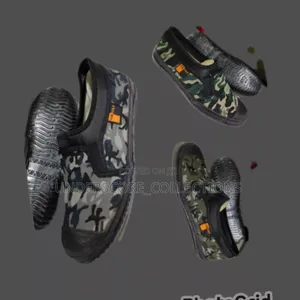 Men's Canvas Shoes With Cargo Print