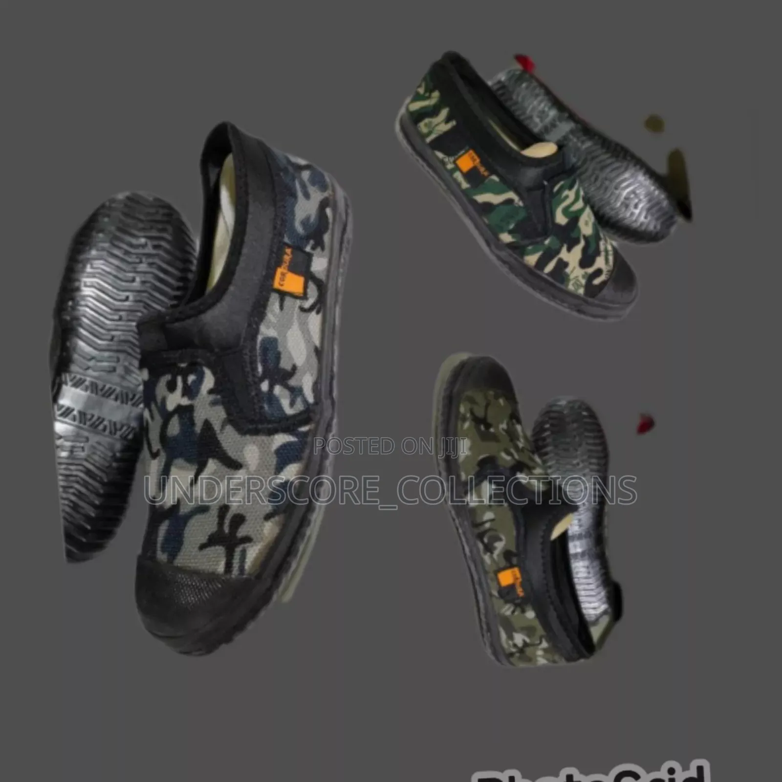 Men's Canvas Shoes With Cargo Print