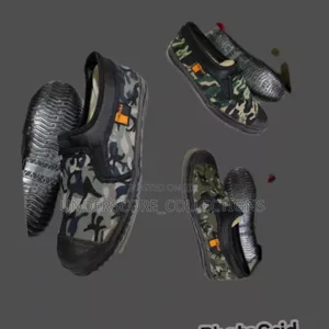 Men's Canvas Shoes With Cargo Print