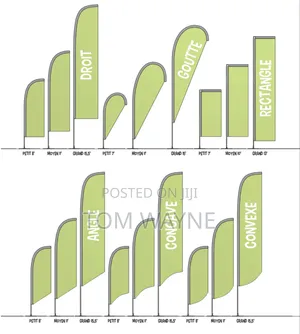 Company Advertising Teardrop Banners 3.5m and 4.5m