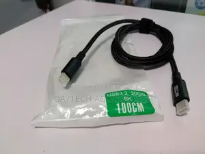 20gbps Usb 3.2 Type-C Male to Type-C Male Braided Cable 1.5m