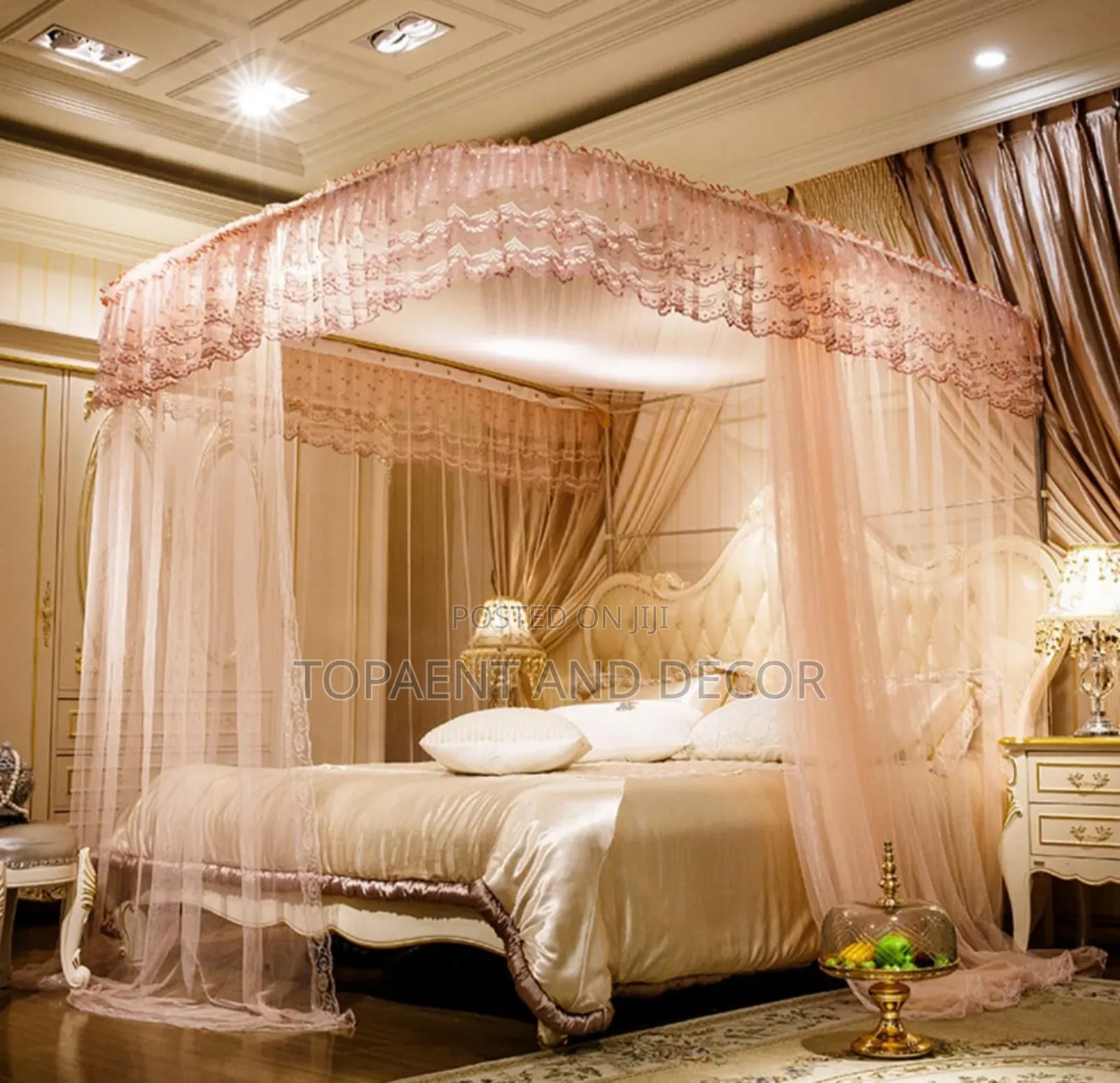 Classy and Luxury 2 Stands Mosquito Net