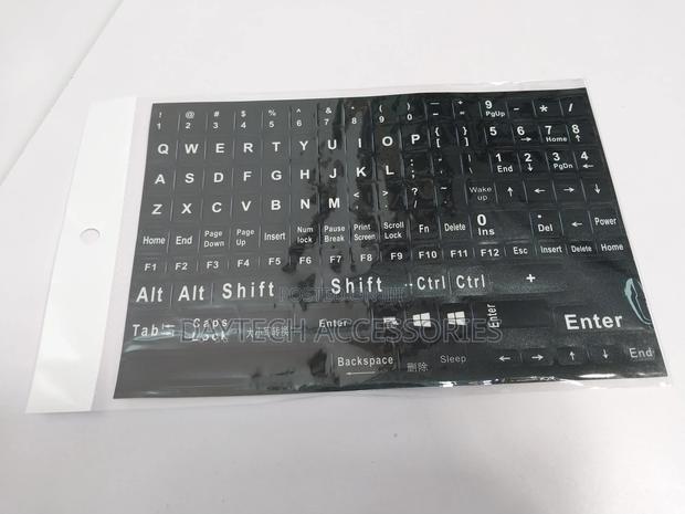 English Full 120 Keys Matte Standard Keyboard Stickers