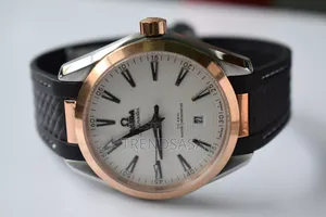 Omega Seamaster Two Tone Rose Gold With Rubber Straps