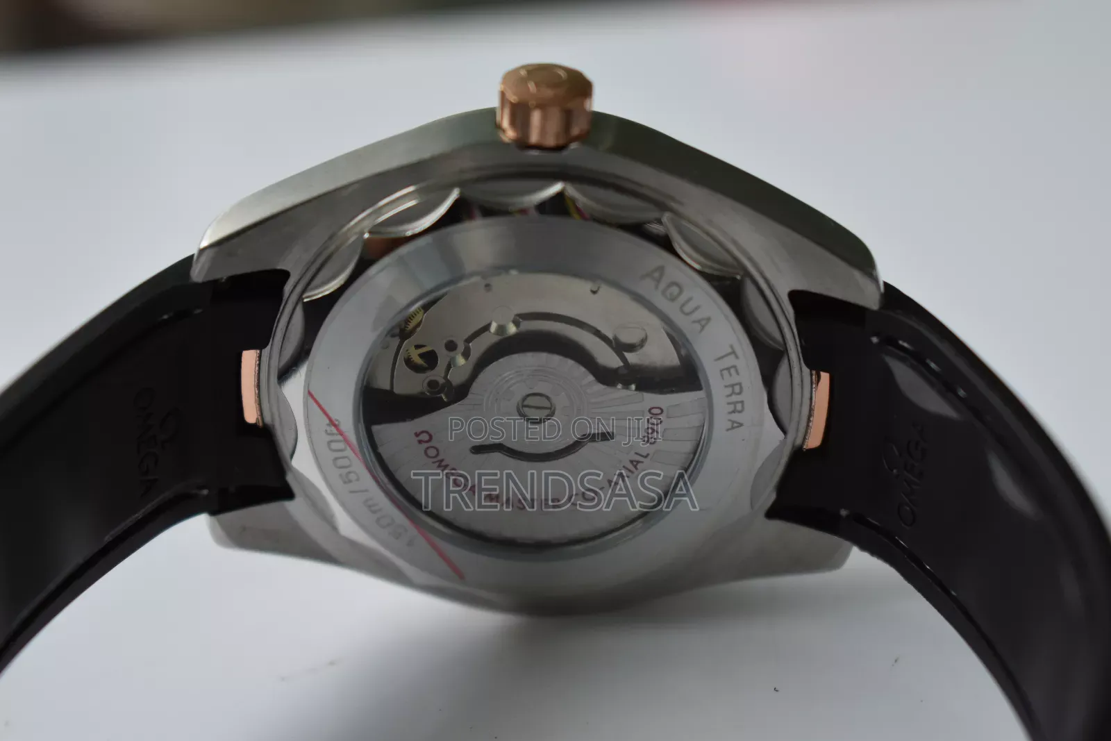 Omega Seamaster Two Tone Rose Gold With Rubber Straps