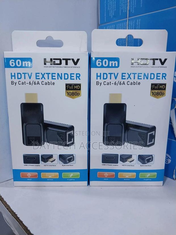 Hdmi Extender 60 Meter Over Cat 6/Cat5e Cable - thumbnail 2