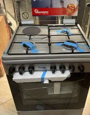 Ramtons 3g+1e 60x55 Silver Cooker Rc/706 (1yr Warty) Rm/C