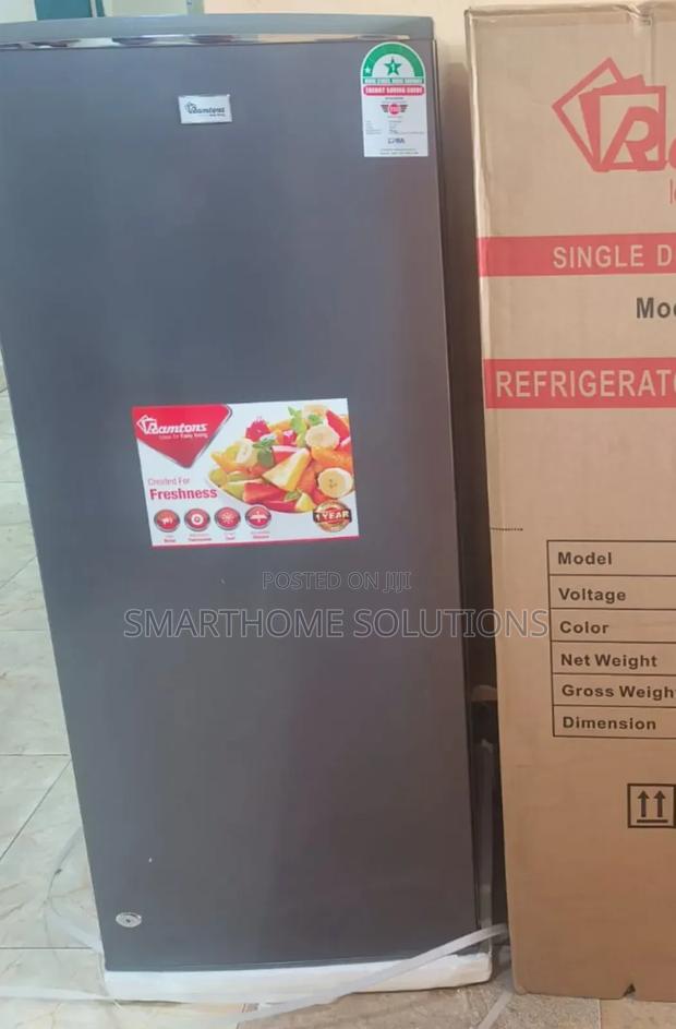 Ramtons Rf/140 Single Door 180lt Fridge-Silver Rm-180l