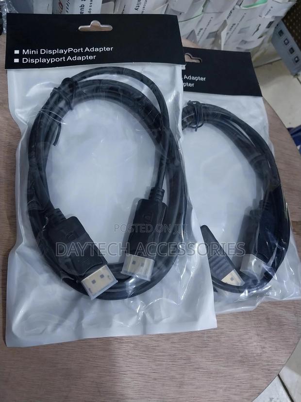 Displayport to Displayport Cable Dp 1.2 Cable at 60hz - thumbnail 2