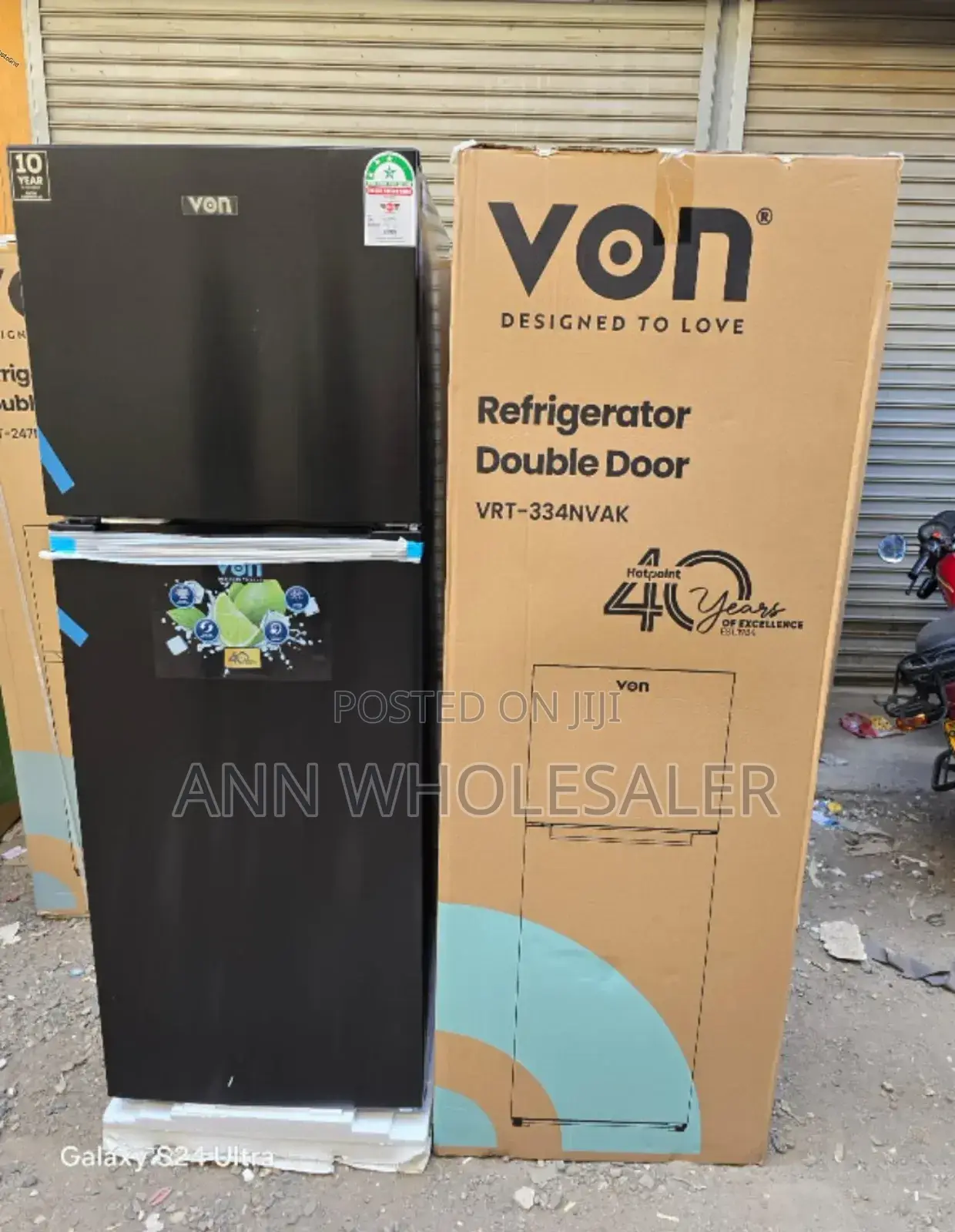 WTH Warranty Von 334 Litres Fridge No Frost Var-33