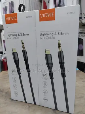 Lighting (iPhone) to 3.5mm Auxiliar Vidvie Al1112
