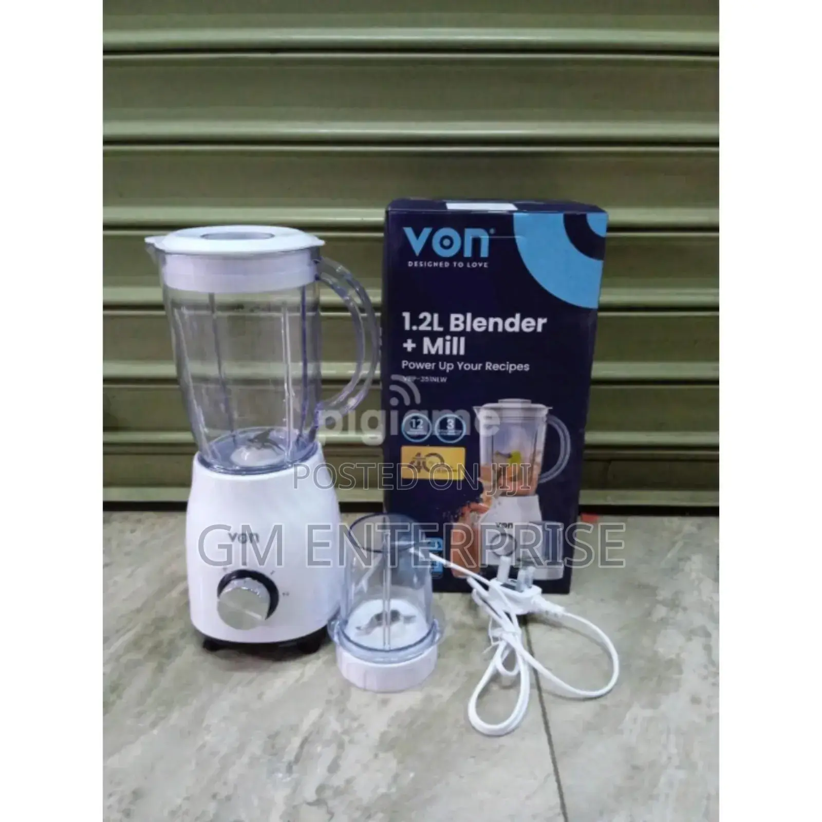 Von 2 in 1 Blender+ Mill
