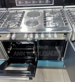 60*90 Haier 4+2 Standing Cooker With Gas Compartment