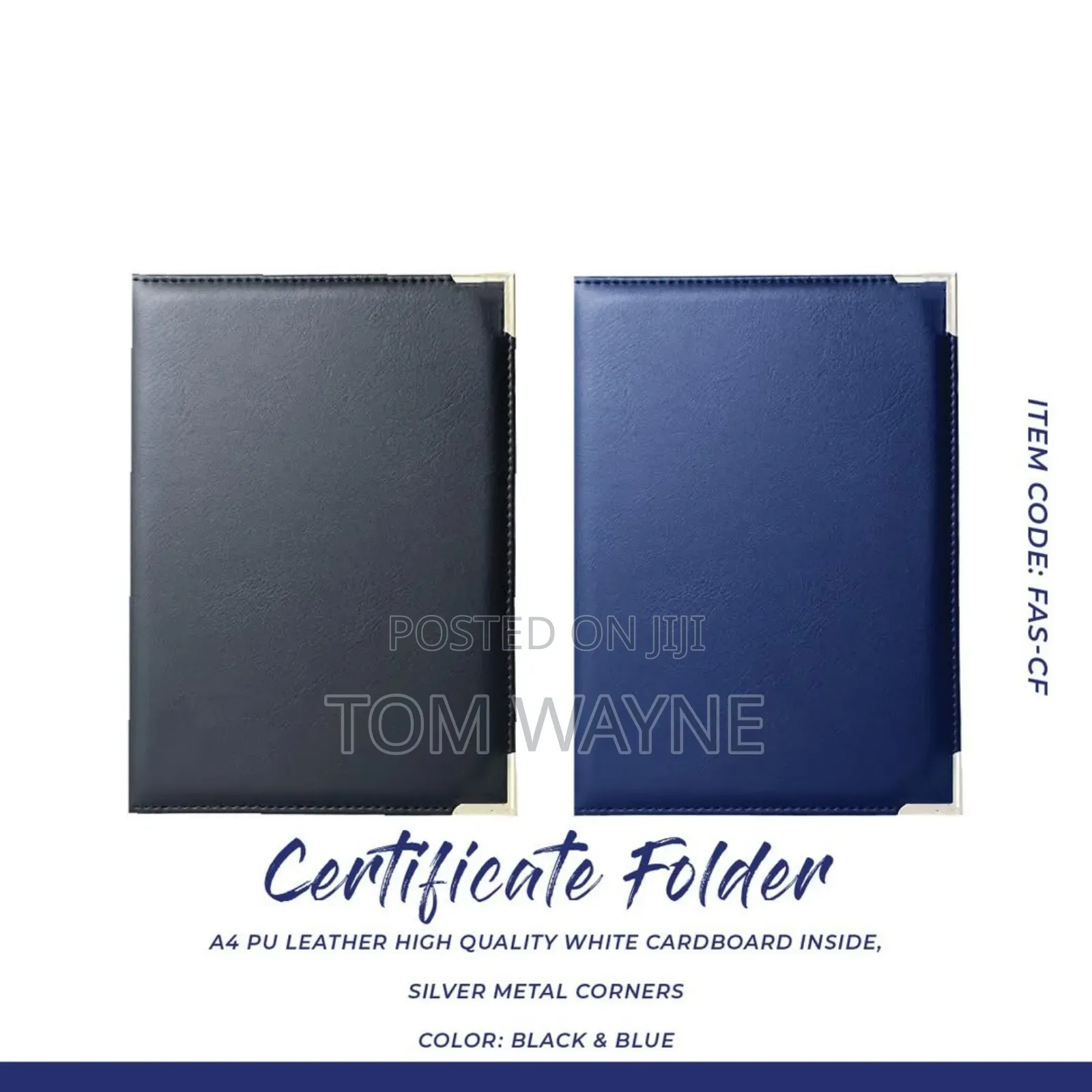 Pu Leather Academic Certificate Folder