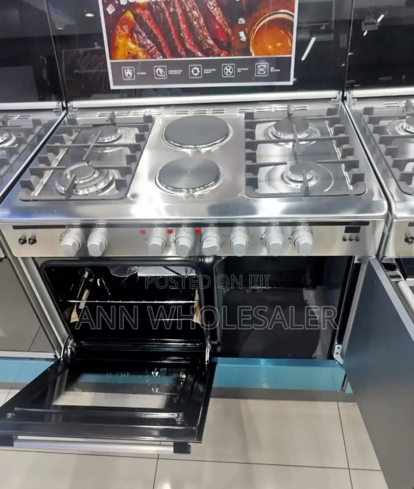 Haier 4+2 Free Standing Cooker