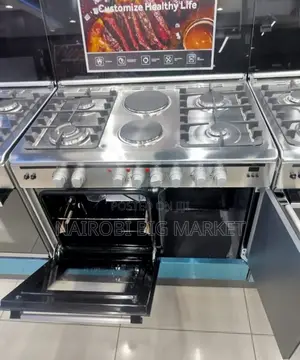 4+2 Haier Gas Cooker With Electric Oven and Gas Compartment