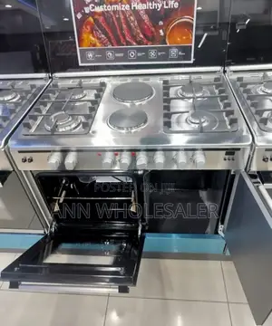 4+2 Haier Gas Cooker With Electric Oven and Gas Compartment