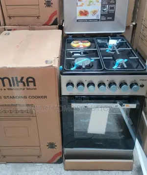 Silver Mika 3g+1e 50*60 Standing Gas Cooker M/G3