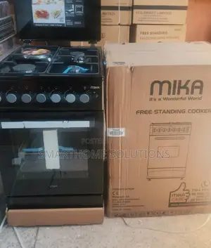 Black Mika 3+1 50*60 Free Standing Gas Cooker M/B3