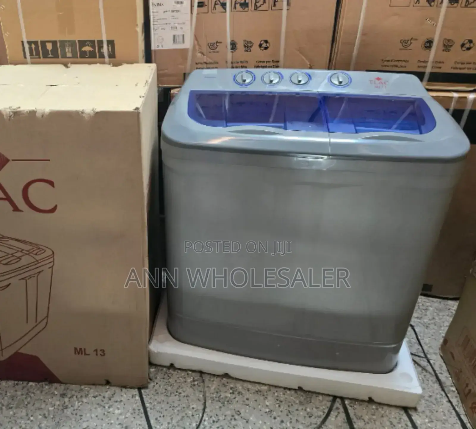 With Warranty 13 KGS Tlac Twin Tub Semi Automatic Machine